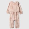 Baby fuskpälsväst Outfit Set