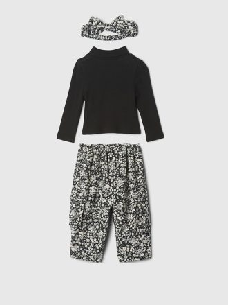Babyblommiga manchesterbyxor