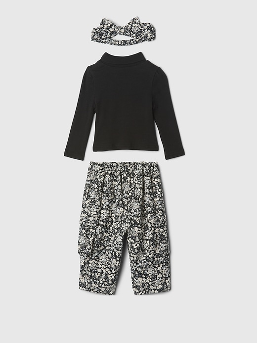 Babyblommiga manchesterbyxor Babyblommiga manchesterbyxor