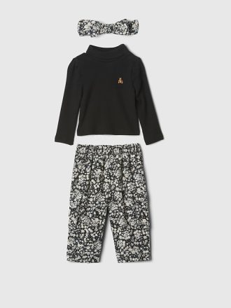 Babyblommiga manchesterbyxor
