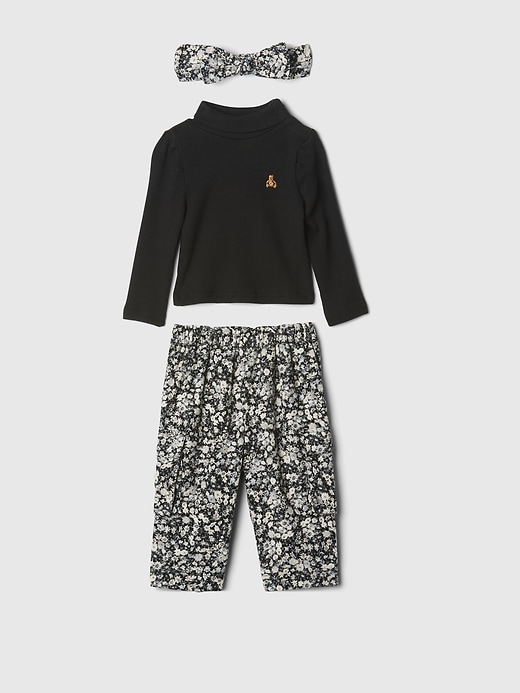 Babyblommiga manchesterbyxor Babyblommiga manchesterbyxor