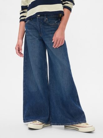 Baggy jeans i medelhöga för barn