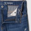 Baggy jeans i medelhöga för barn
