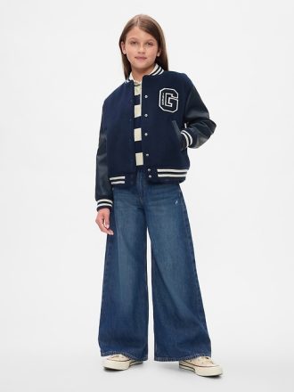 Baggy jeans i medelhöga för barn