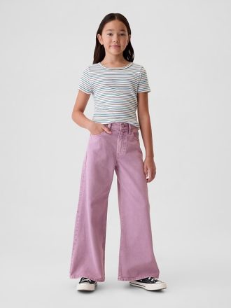 Baggy jeans i medelhöga för barn