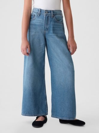 Baggy jeans i medelhöga för barn