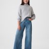 Baggy jeans i medelhöga för barn