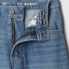 Baggy jeans i medelhöga för barn