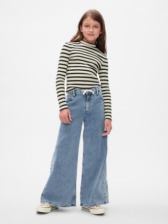 Baggy jeans i medelhöga för barn
