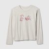 Barbie T-shirt med paljetter i ekologisk bomull för barn