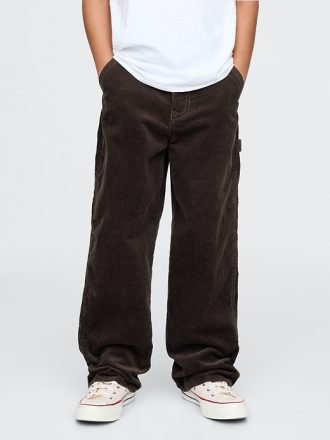Barn Baggy Corduroy Carpenter Byxor