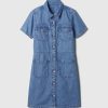 Barn Cargo Denim Shirtdress