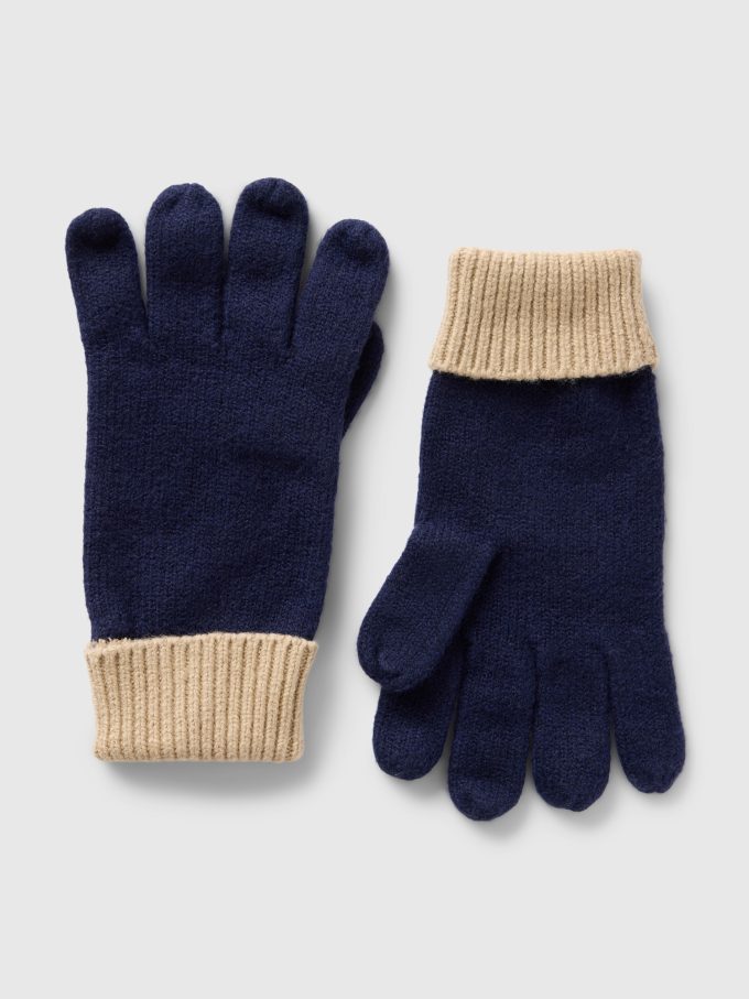 Barn CashSoft Fair Isle handskar