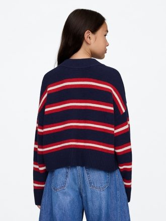 Barn CashSoft tröja med V-ringad oversize