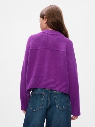 Barn CashSoft tröja med V-ringad oversize