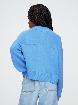 Barn CashSoft tröja med V-ringad oversize