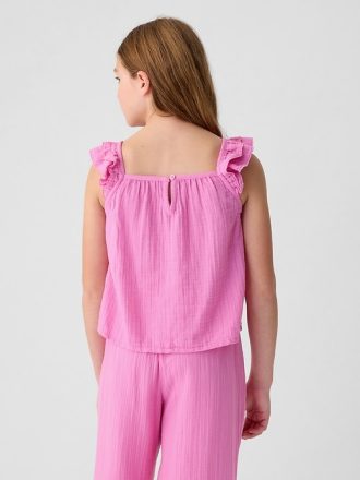 Barn Crinkle Gauze Top