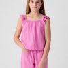 Barn Crinkle Gauze Top
