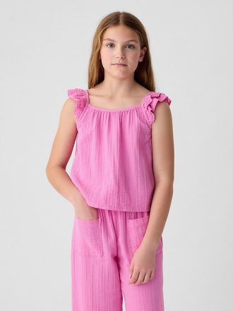 Barn Crinkle Gauze Top