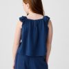 Barn Crinkle Gauze Top