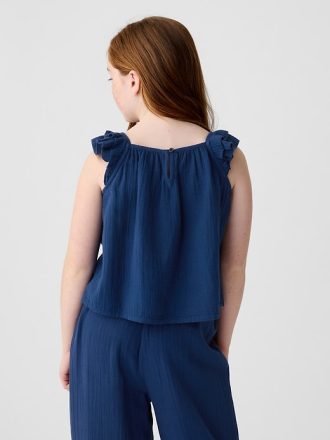 Barn Crinkle Gauze Top