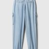 Barn Denim Cargo Fallskärmsbyxor
