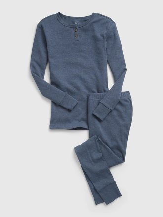Barn Ekologisk bomull Henley PJ Set