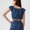 Barn Flutter Denim Topp