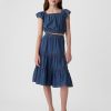 Barn Flutter Denim Topp
