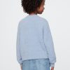 Barn Fuzzy Metallic Crewneck tröja