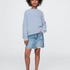 Barn Fuzzy Metallic Crewneck tröja