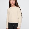 Barn Fuzzy Metallic Crewneck tröja
