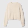 Barn Fuzzy Metallic Crewneck tröja