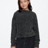 Barn Fuzzy Metallic Crewneck tröja