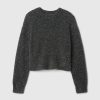 Barn Fuzzy Metallic Crewneck tröja