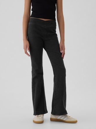 Barn High Rise Crossover 70-tal Flare Jeans