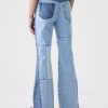 Barn High Rise Patchwork 70-tal Flare Jeans
