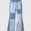 Barn High Rise Patchwork 70-tal Flare Jeans