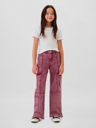 Barn Låg Rise Stride Baggy Cargo Jeans