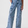 Barn Låg tajt Stride Cargo Jeans