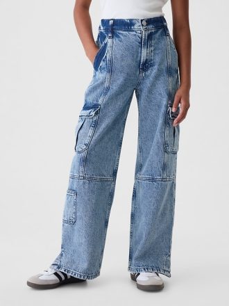 Barn Låg tajt Stride Cargo Jeans