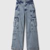 Barn Låg tajt Stride Cargo Jeans