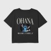 Barn Lilo och Stitch Ohana betyder Family Graphic Boxy Crop Tee