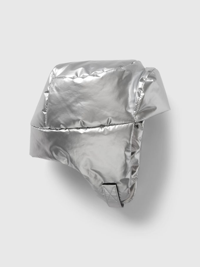 Barn Metallic Puffer Trapper Hat