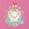 Barn Moana Pua och Hei Hei Grafisk Boxy Crop Tee