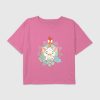 Barn Moana Pua och Hei Hei Grafisk Boxy Crop Tee