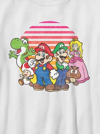 Barn Nintendo Super Mario Sunrise Tee