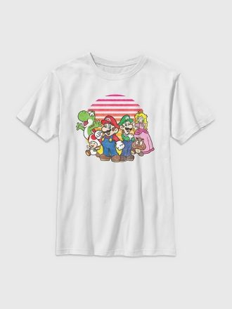 Barn Nintendo Super Mario Sunrise Tee