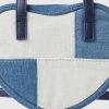Barn Patchwork Denim Heart Bag