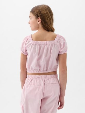 Barn Puff Sleeve Topp